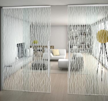 Раздвижные стеклянные двери